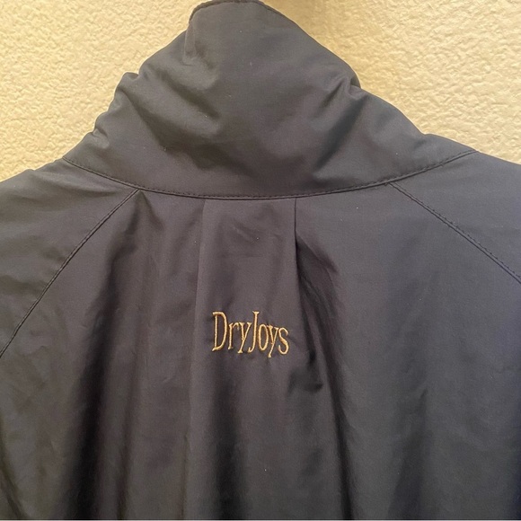 Vintage FOOTJOY Men Black Brown Houndstooth Golf Jacket Size XL - Picture 6 of 10